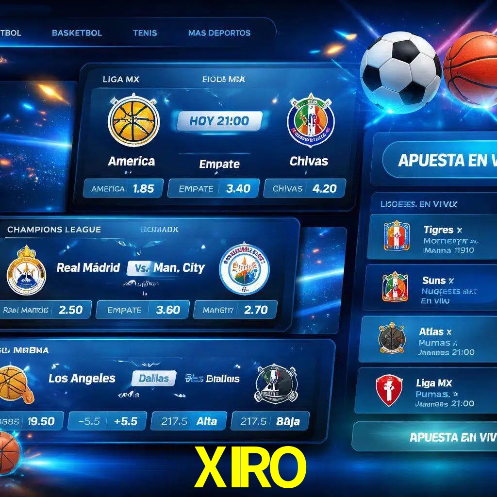 Mercados de apuestas deportivas XIRO para jugadores en México