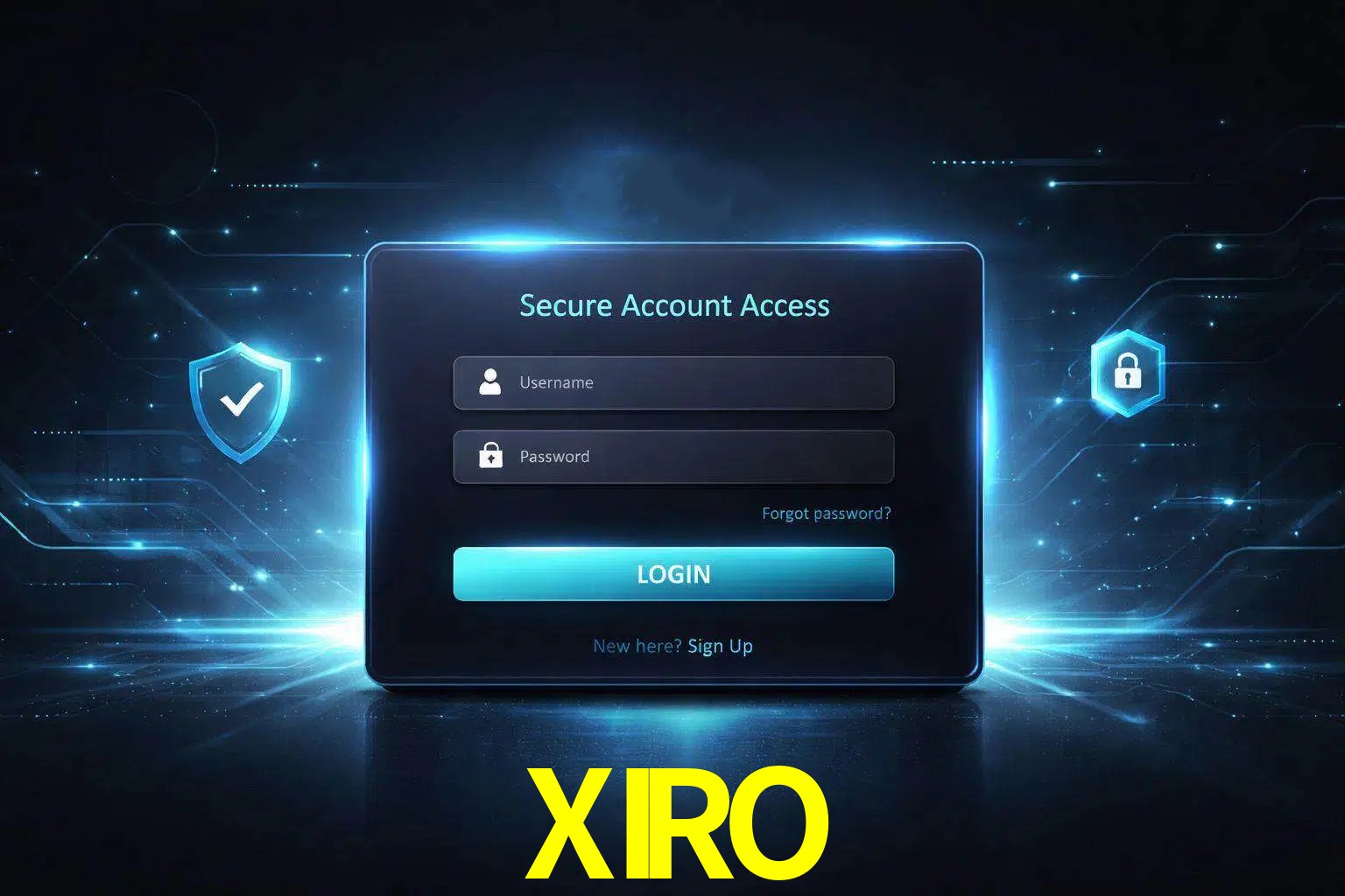 Pantalla de inicio de sesión de cuenta XIRO para usuarios en México