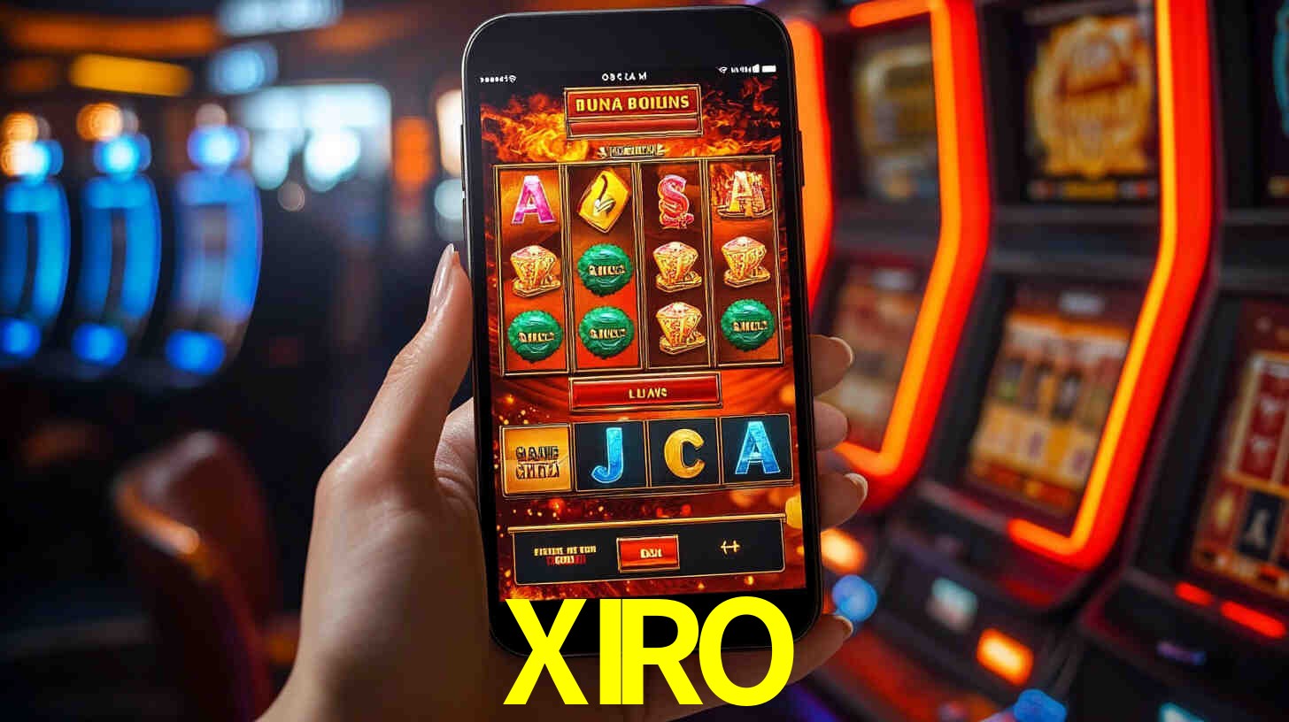 Interfaz de la app móvil XIRO en un smartphone moderno